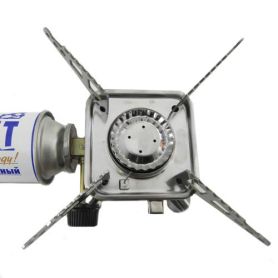 Портативная газовая плита с пъезоподжигом 12 см