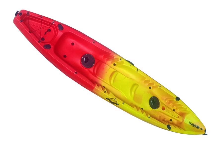 Пластиковая байдарка для моря Ривьера 2+2, Вольный Ветер