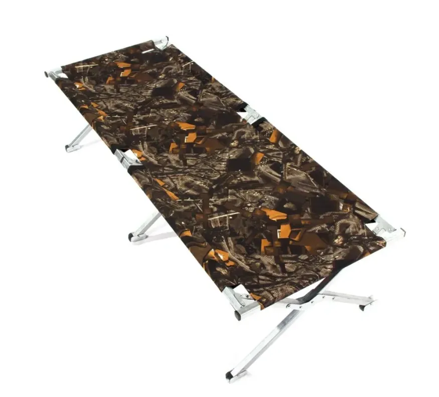 Раскладушка туристическая в чехле 2050х750х400 мм, оцинкованная сталь, Следопыт