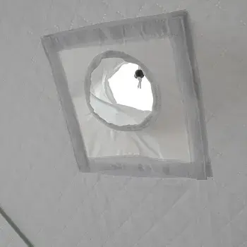 Палатка КУБ 2, 1,75x1,75 м, трехслойная, бело-синяя, Следопыт