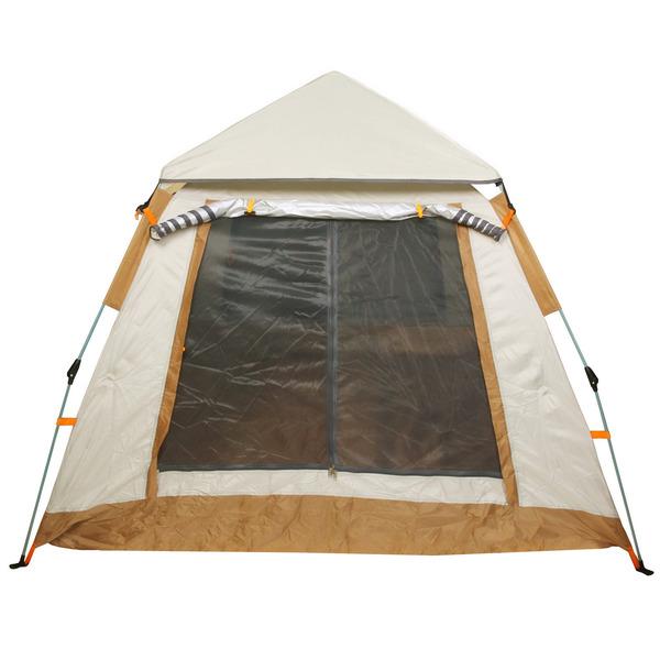 Палатка туристическая Печора-3 зонтичного типа, 240*240*155 см, бежевая