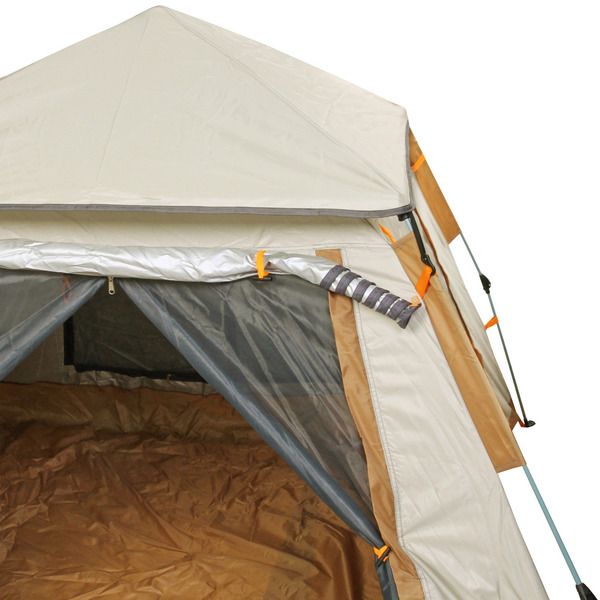 Палатка туристическая Печора-3 зонтичного типа, 240*240*155 см, бежевая