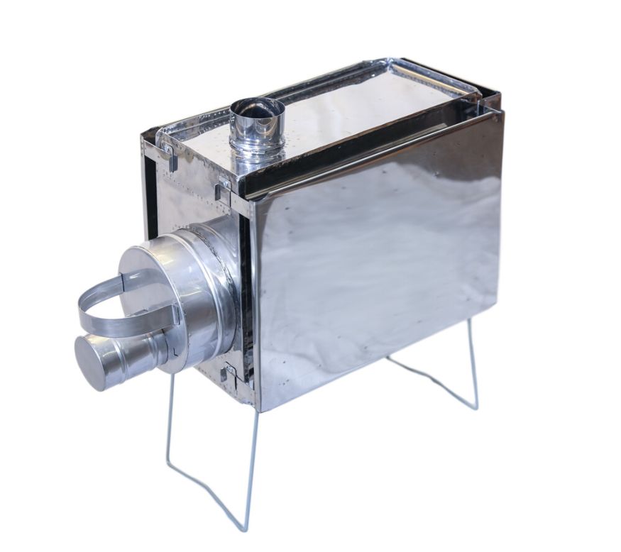 Печь походная Век Эконом-Стандарт туристическая, сдвижной экран