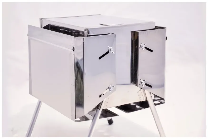 Печь походная Пошехонка малая с 3D экраном