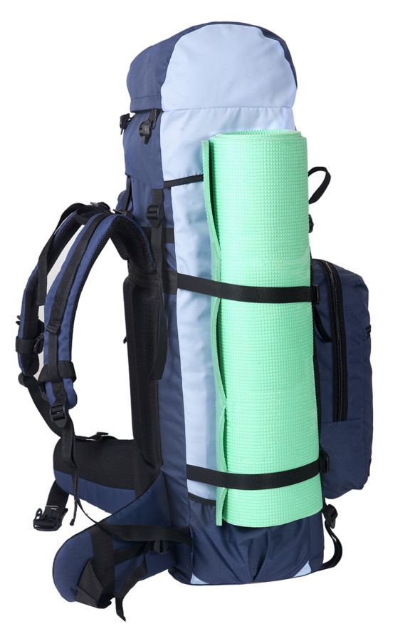 Рюкзак туристический Оптимал 2 серо-красный, 120 л, ТАЙФ