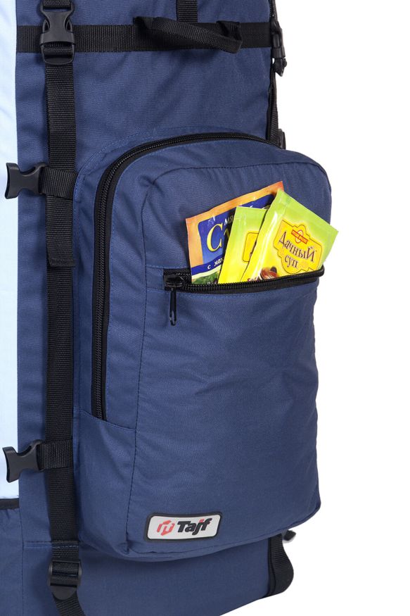 Рюкзак туристический Оптимал 2, серо-красный, 80 л, ТАЙФ