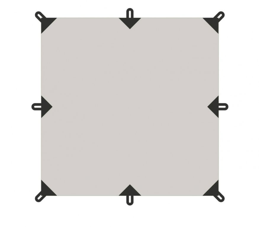 TENT тент 3x3 м Sahara Talberg, серый