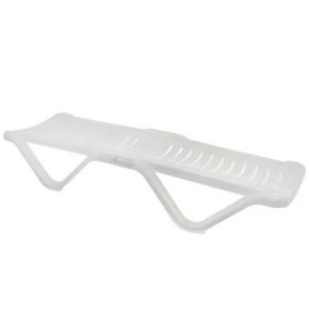 Шезлонг размер 1920х620х320, цвет белый