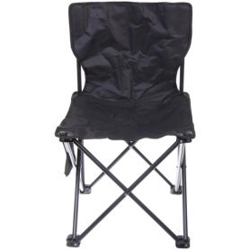 Стул складной в чехле до 100 кг, 39*39*64 см, чёрный