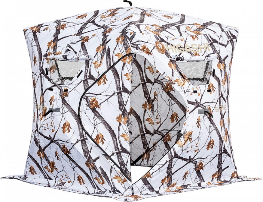 Палатка зимняя Higashi Winter Camo Comfort Hot (трехслойная, два слоя утеплителя)