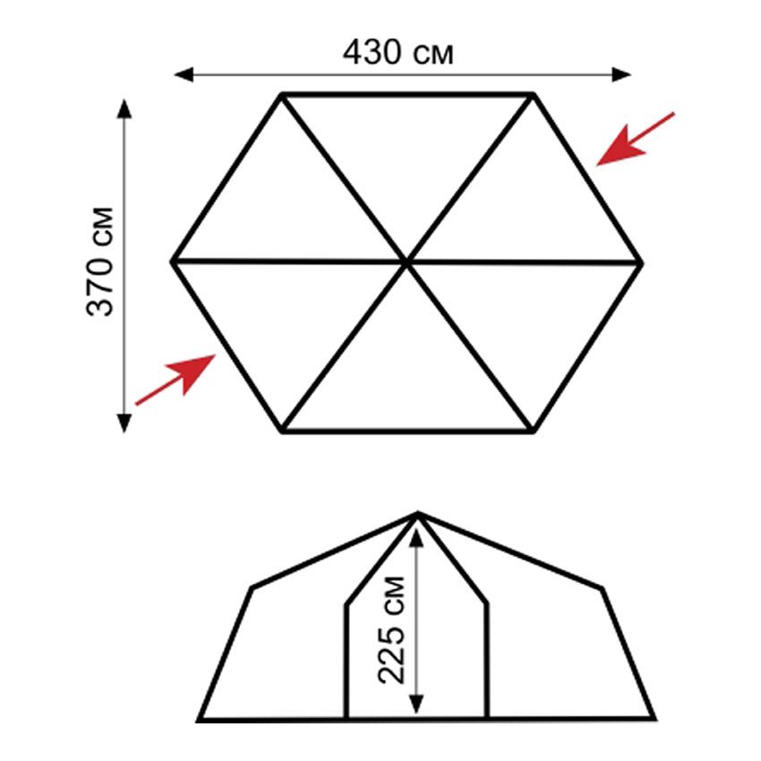 Палатка-шатер Mosquito blue, Tramp