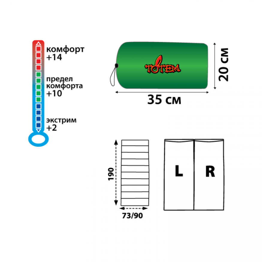 Спальный мешок Woodcock XXL
