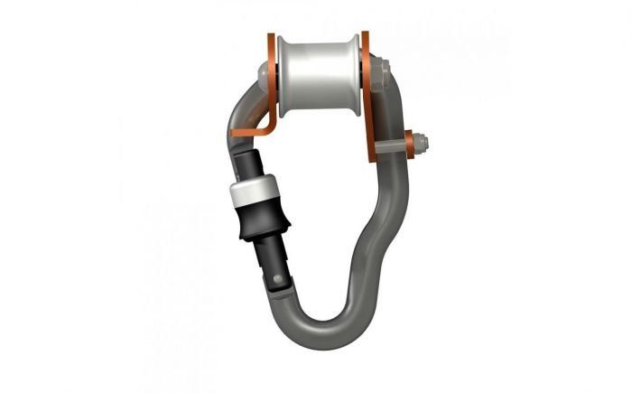 Вспомогательный ролик  для переправ Вертикаль Комфорт (Карабин Гусь в комплекте)