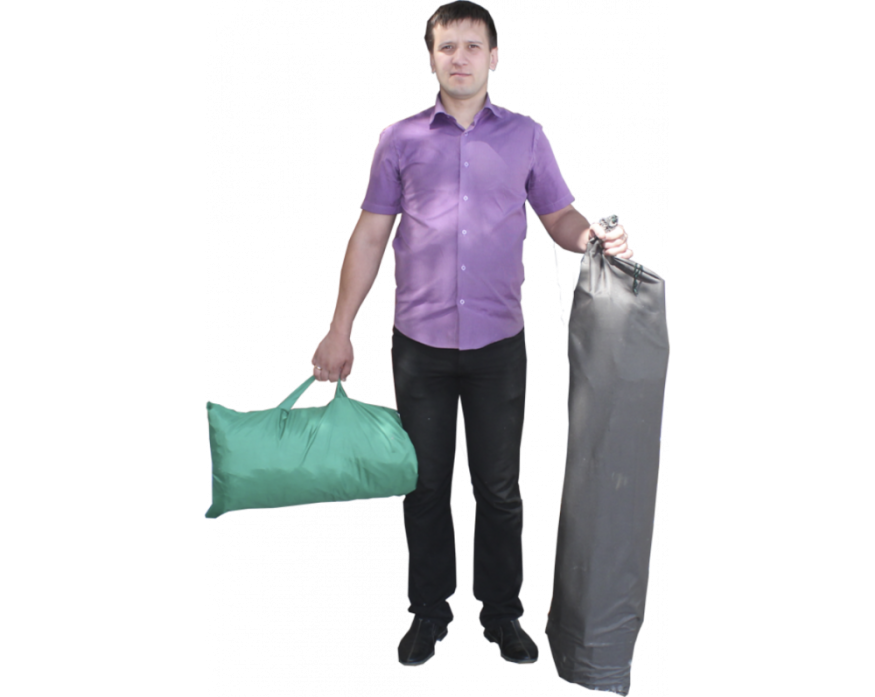 Торговая палатка Домик 2,0х2,0 К, каркас из квадратной трубы 20х20 мм